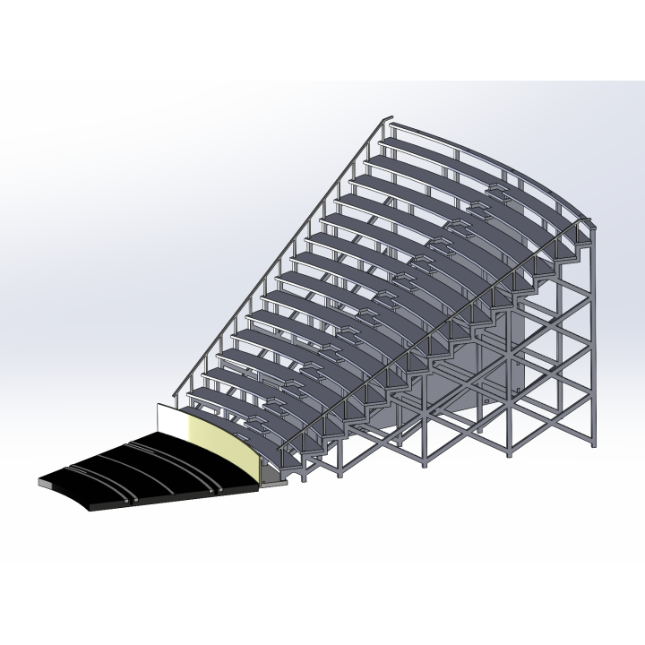 Kit "Curve 1" 16 rows