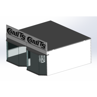 Lounge / 2 wide / 2 deep / black