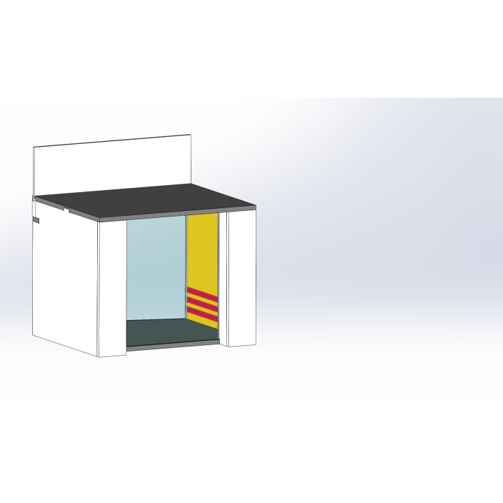 Lounge / 1 wide / 1 deep / yellow