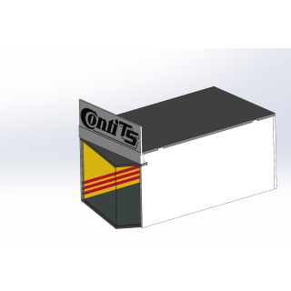 Lounge / 1 wide / 1 deep / yellow