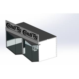 Lounge / 2 wide / 1 deep / beige