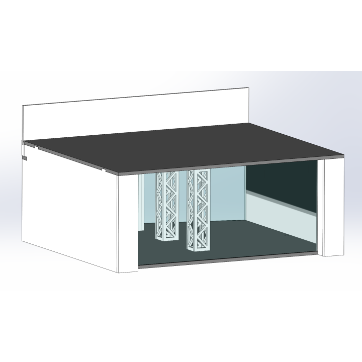 Lounge / 2 wide / 2 deep / black