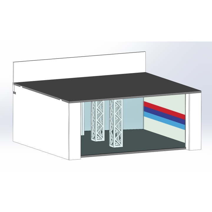Lounge / 2 wide / 2 deep / with stripes
