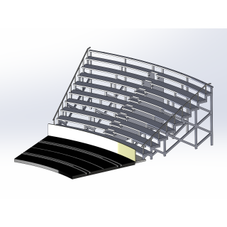 Bausatz "Kurve 2" 10 Reihen