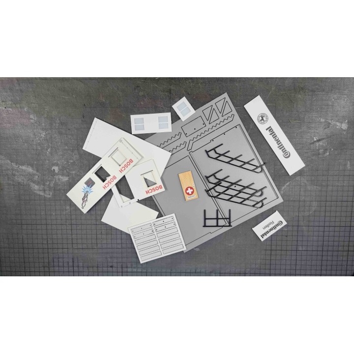 Boxengasse (rechtes Modul)