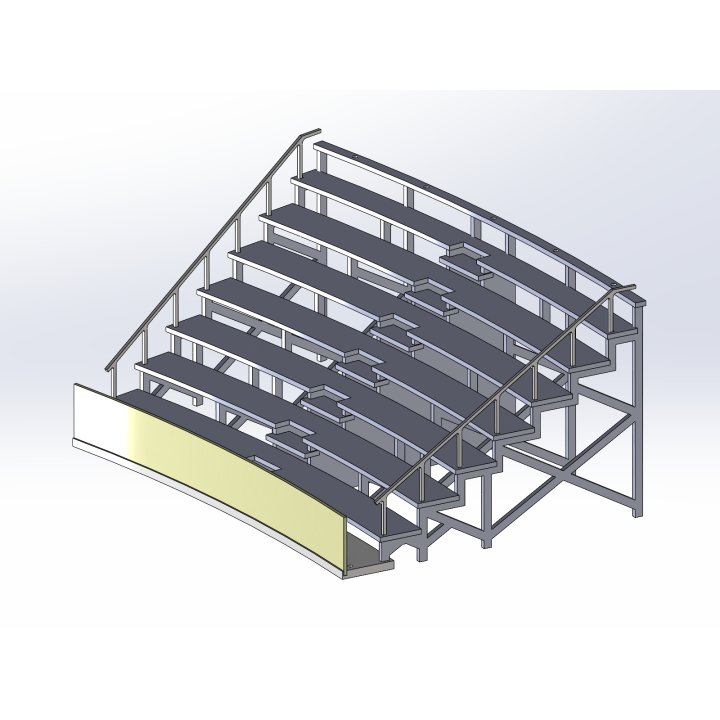 Kit "Curve 4" 8 rows