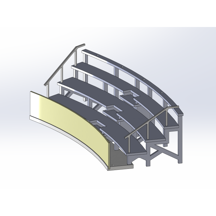 Kit "Curve 1" 4 rows