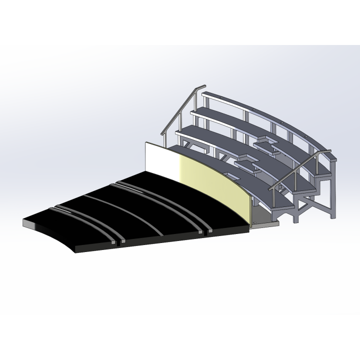 Kit "Curve 1" 4 rows