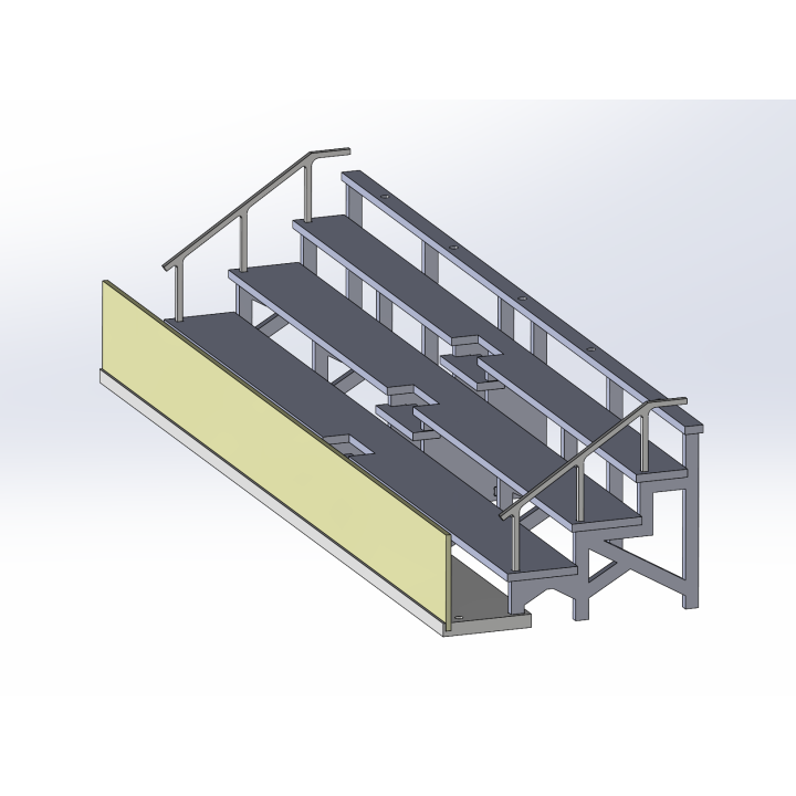Kit "Straight" 4 rows