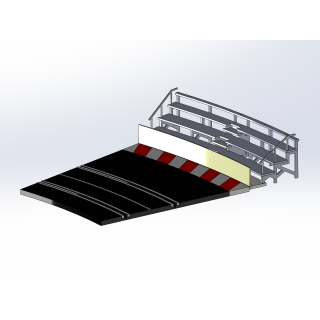 Kit "Curve 4" 4 rows with shoulder