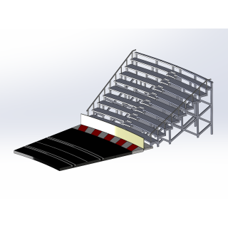 Kit "Curve 4" 10 rows with shoulder