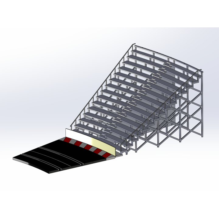Kit "Curve 4" 16 rows with shoulder