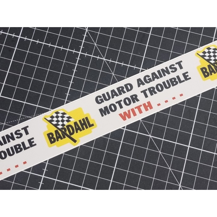 "BARDAHL" - Sticker 135cm