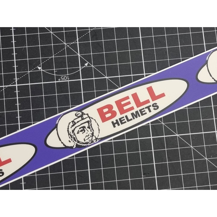"BELL HELMETS" - Aufkleber 135cm