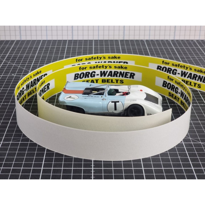 "BORG WARNER" - Aufkleber 135cm